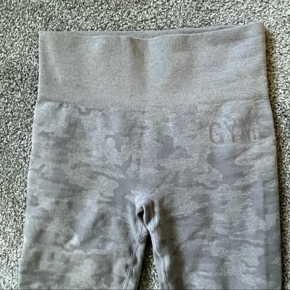 Grey Camo Seamless Gymshark Leggings - Picture 6 of 9